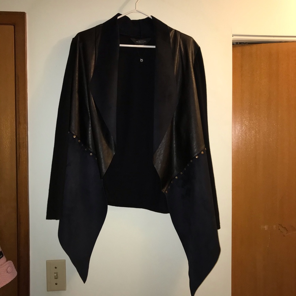 Navy Blue Asymmetrical Plus Size Blazer NWOT